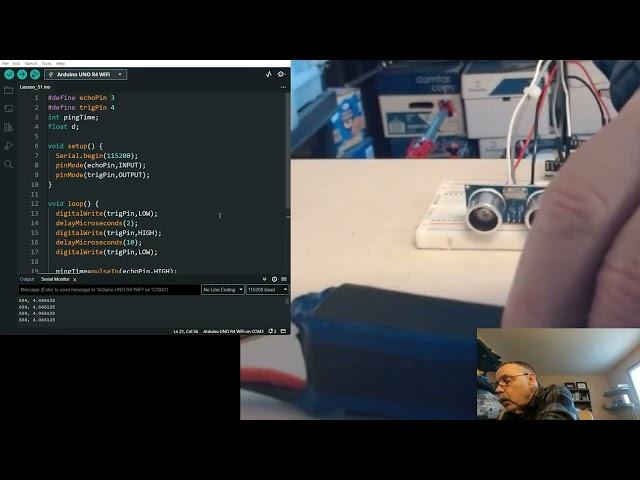 Paul McWhorter, Arduino UNO R4 WiFi, Lesson 51