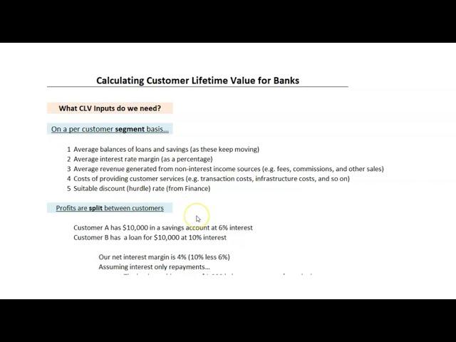 How to Calculate Customer Lifetime Value (CLV) for a Bank