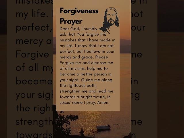 Prayer for forgiveness  #god #godforgives #forgiveness