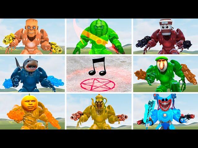 I PLAYED DEATHMATCH GAME WITH NEW MECHA TITAN ITALIAN BRAINROT FAMILY ANIMALS MEMES in Garry's Mod!