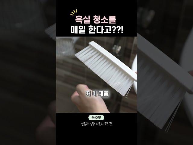 욕실 청소 꿀조합 쿠팡템 2가지