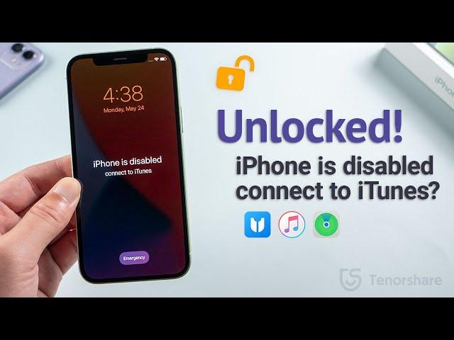 iPhone is Disabled Connect to iTunes? 3 Ways to Fix it! | 100% Work | 2024