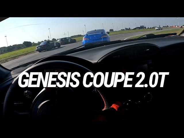 POV Genesis Coupe 2.0T vs Scion FRS / Subaru BRZ / Toyota GT86 on track @ TMP | CSCS 2024