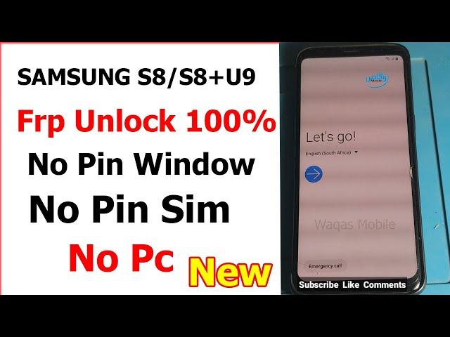 Samsung S8 Frp Bypass Without Pc | S8 Frp Unlock | S8 plus frp Bypass | Waqas Mobile