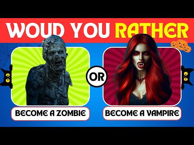 Scary Would You Rather?  Halloween Edition  | Ultimate Spooky Quiz Challenge!