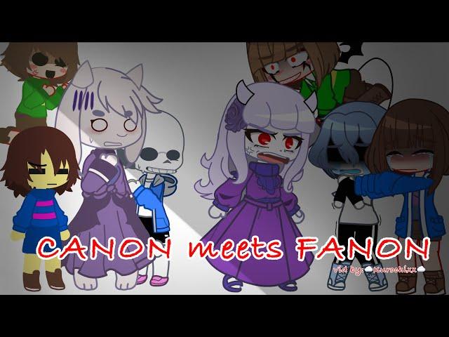 Canon meets fanon…|Undertale|PT.1