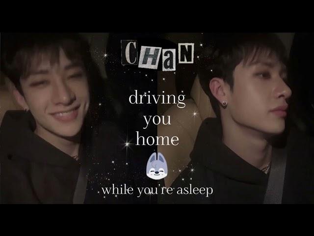 Stray Kids ASMR Bang Chan Driving You Home[rain] [voice]