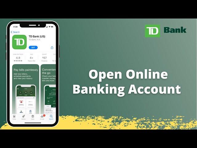 TD Bank : How to Open an Account | TD Bank Online Banking Sign Up | www.tdbank.com Login 2021