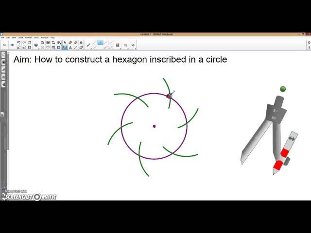How to Construct a Hexagon within a Circle