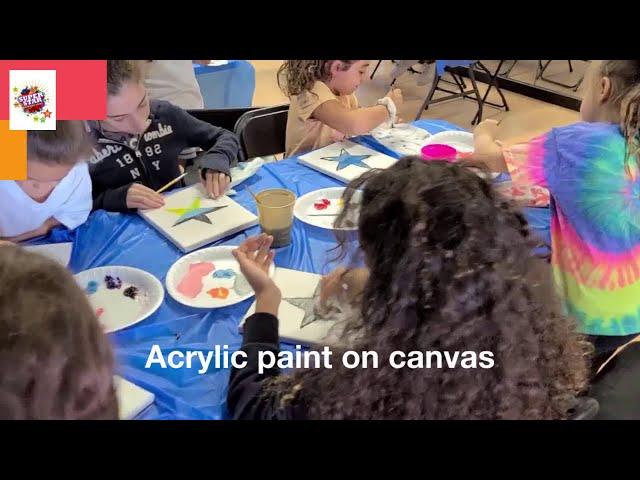 Acrylic Painting at Superstar Camp