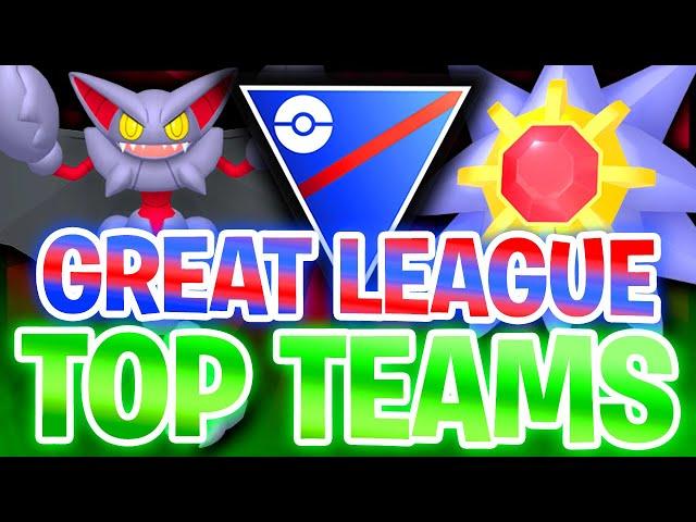 THE 10 *BEST* GREAT LEAGUE TEAMS WITH BUFFED POKEMON FOR SEASON 21 | GO BATTLE LEAGUE