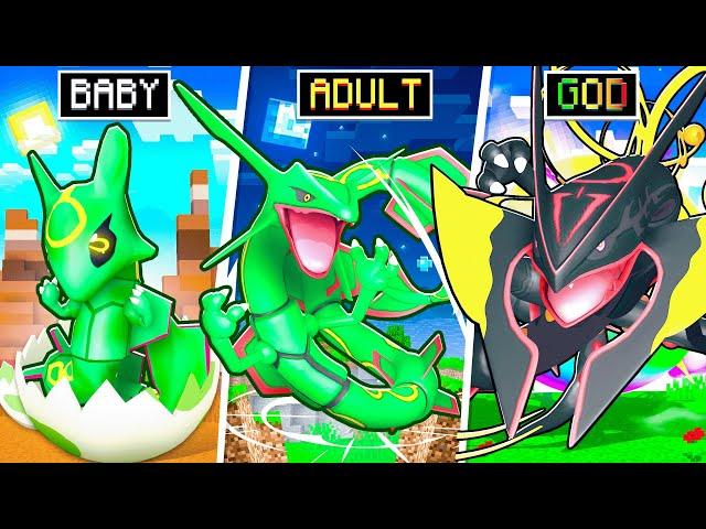 Upgrading RAYQUAZA to GOD RAYQUAZA in Minecraft PIXELMON!