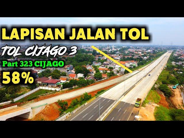 PENGERJAAN RIGID JALAN TOL CIJAGO TAHAP 3 SIMPANG SUSUN KRUKUT