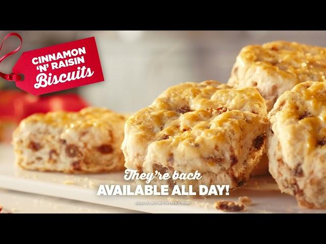 Hardee's | Cinnamon 'N' Raisin Biscuit | Holiday