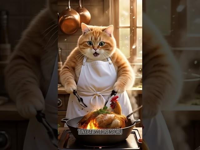 POOR ROOSTER #miaw #funny #trending #ytshorts #shorts #cat #subscribe #follow