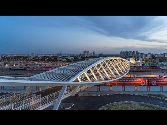 Beersheba station bridge in Israel is shaped like a pair of eyes