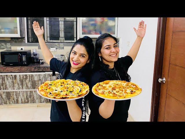 SivaMadhu Family’s Pizza Mania || Pizza Recipe || home made pizza || Pizza sauce