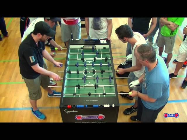 Foosball (Table-Soccer) Sulzbach 2015, Open Doubles Final