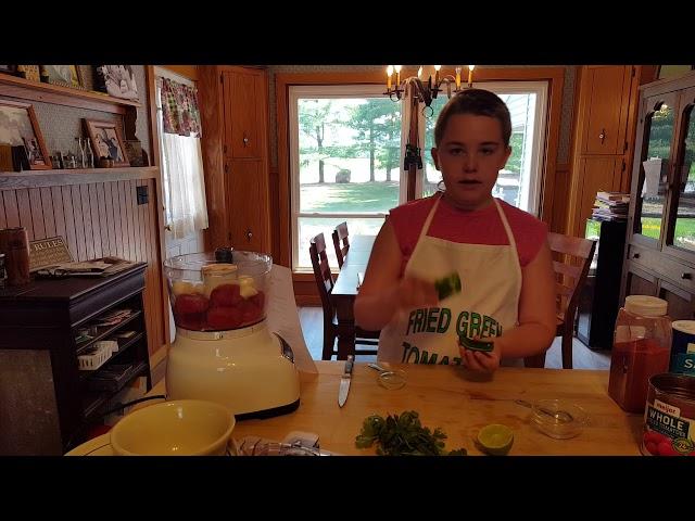 Caleb's 4-H foods demo