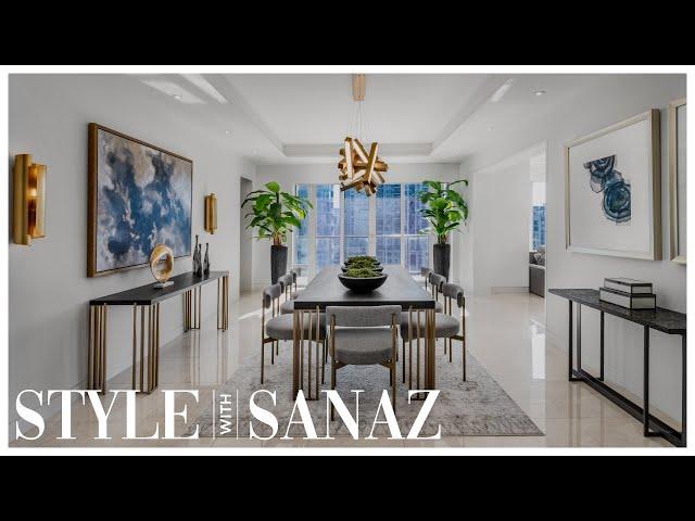 TRANSFORMING AN OLD DINING ROOM | TIPS ON HOW TO STYLE A DINING ROOM  | LUXURY CONDO DINING ROOM