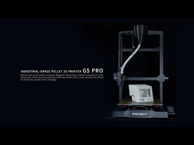 PIOCREAT NEW INDUSTRIAL-GRADE PELLET 3D PRINTER G5 PRO HIGH-PRECISION GRANULAR 3D PRINTER