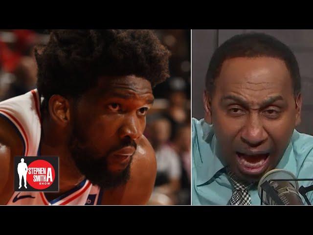 'ZERO POINTS?! ZERO?!': Stephen A. goes off on Joel Embiid's scoreless game | Stephen A. Smith Show