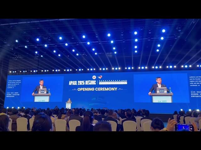 APASL 2025 Beijing Opening