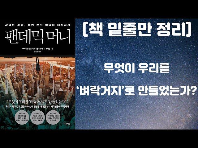 팬데믹 머니 / 풀린 돈의 역습에 대비하라 (리더스북 출판사, KBS 다큐 인사이트 팬데믹 머니 제작팀 지음) [책 밑줄만 정리] [책리뷰]