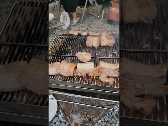 타지않는 삼겹살구이  #전주오토매니아 #전주카라반판매 #전주카라반수리