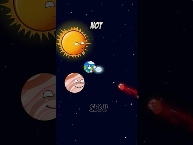 Moon And Jupiter VS Asteroids #cosmology #space #sciecne #solarsystem
