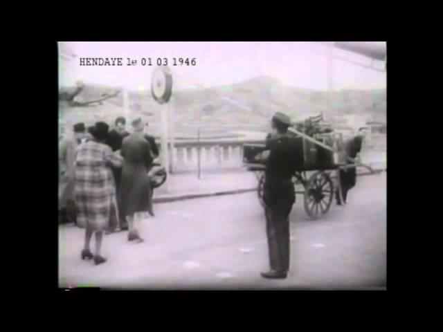 Pays Basque Hendaye film d'archive 1940