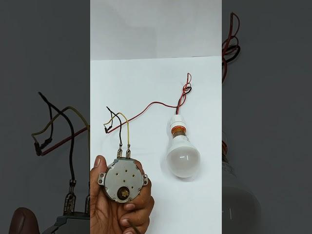 AC Generator | High Voltage️️ | Synchronous Motor #shorts #experiment #freeenergy