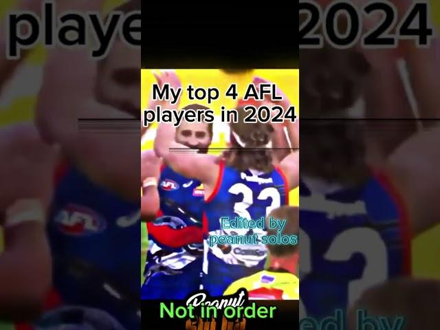 My top 5 best AFL players for 2024 (not in order) #viral #afl