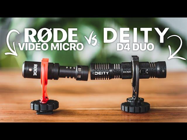 Rode Videomicro vs Deity D4 DUO // On Camera Microphone Review