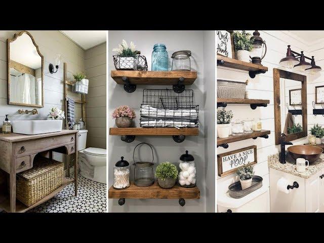 DIY Rustic Farmhouse style bathroom decor Ideas | Home decor & Interior design| Flamingo Mango