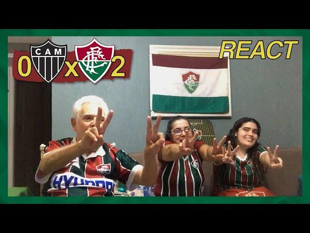 FAMÍLIA TRICOLOR REAGE A 0 ATLÉTICO MG X 2 FLUMINENSE - CAMPEONATO BRASILEIRO 2024