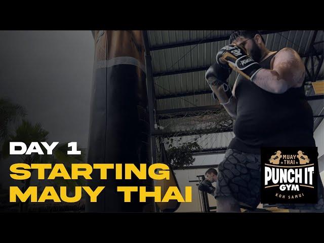 Muay Thai Session 2,000 Calories Burned!! Punch It Gym  Koh Samui, Thailand