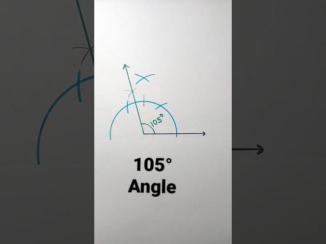 105 degree angle with compass