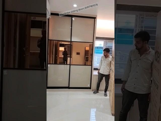 ARISTO wardrobe profile Glass wardrobe sliding doors  Tuffan deko glass #glasswardrobe #wardrobe ***