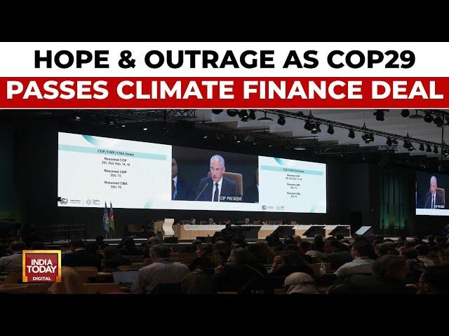 Outrage & Hope As UN Climate Summit Ends With $300 Billion A Year Climate Financing Deal