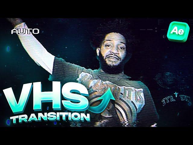 VHS Glitch Transition in After Effects