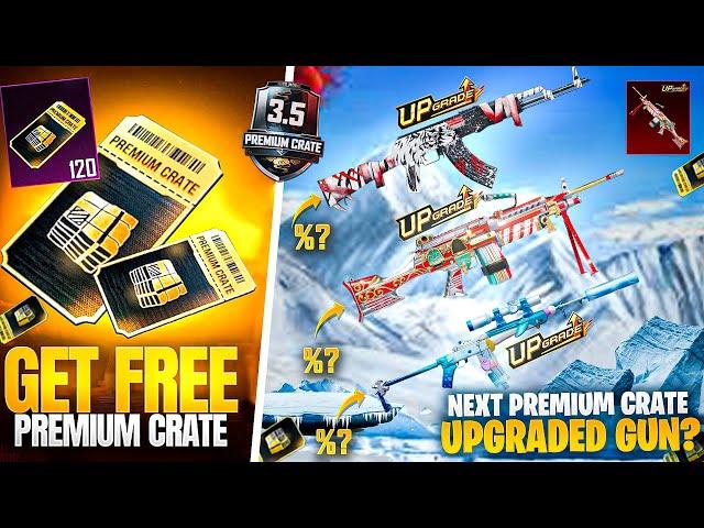 Next Premium Crate Upgradable Skin | 3.5 Update Glacier Theme Mode | PUBGM