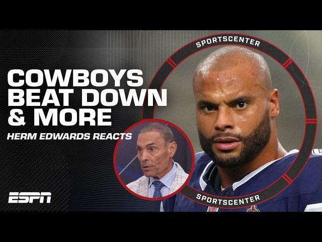 COWBOYS OVERPOWERED  Drake Maye's PATRIOTS DEBUT & MORE  Herm Edwards REACTS | SportsCenter