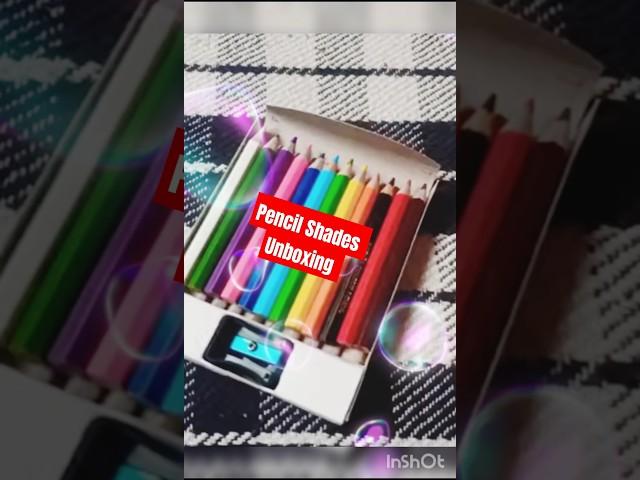 Color pencil Shades #unboxing #coloring #shorts #trending #youtubeshorts