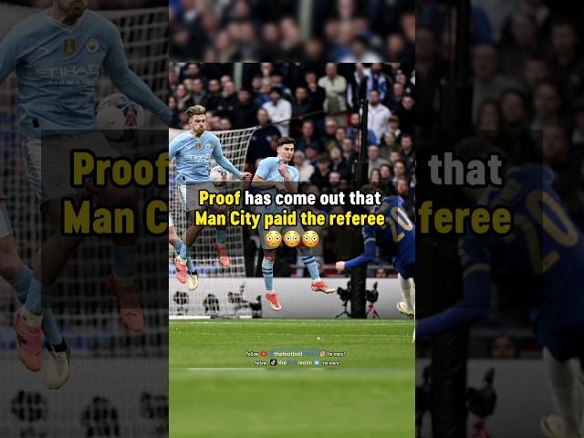 Man City PAID the REFEREE?  #football