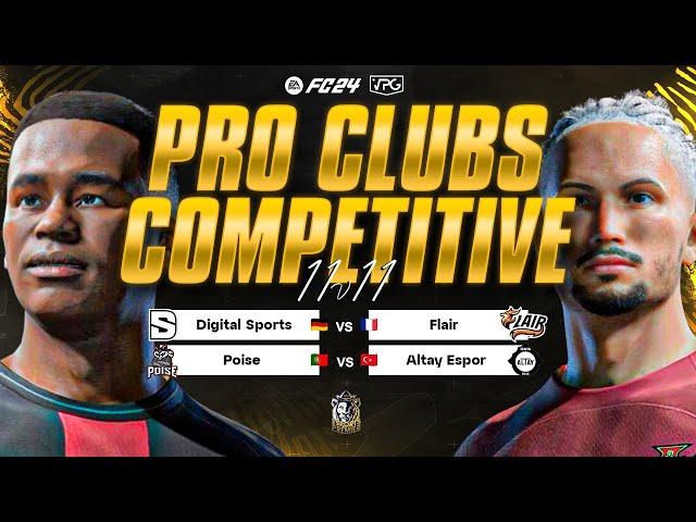 EA FC 24 COMPETITIVE PRO CLUBS | VPG ESPORTS PREMIER