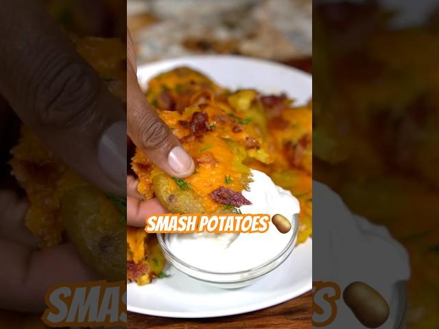  Loaded Smash Potatoes - One of the best Potato dishes #easyrecipe