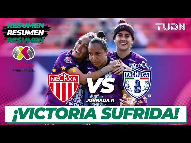 Resumen | Necaxa vs Pachuca | Liga Mx Femenil AP2022 -J11 | TUDN