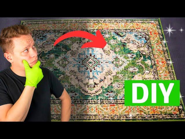 How To Clean Your Rug At Home | No Professional Equipment