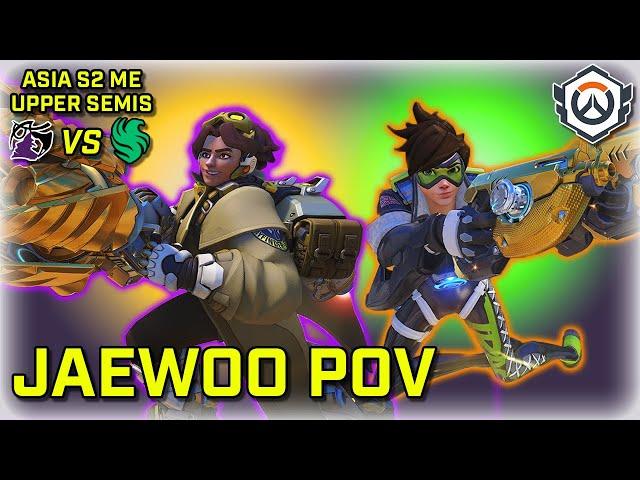 [Jaewoo POV] PRO Flex dps gameplay | Poker Face vs Team Falcons | OWCS